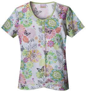 Skechers Women's 1/2 Placket Scrub Top