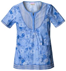 Skechers Women's 1/2 Placket Scrub Top