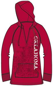 Oklahoma Sooners Womens Cozy Pullover Hoody