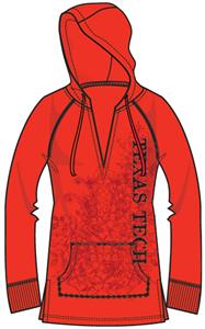 Texas Tech Womens Cozy Pullover Hoody