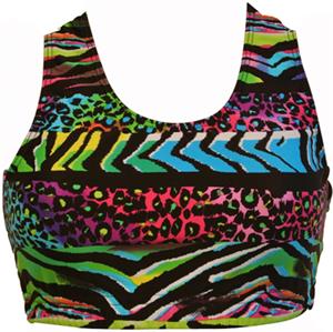 Gem Gear Wild Africa Metallic Racer Back Bra