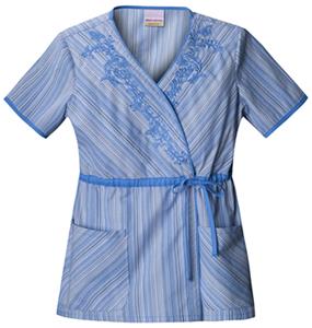 Skechers Women's Mock Wrap Scrub Top