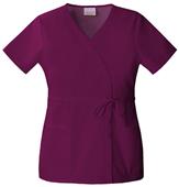 Skechers Women's Two Pocket Mock Wrap Scrub Top