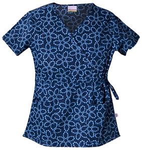 Skechers Women's Mock Wrap Scrub Top