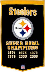 Winning Streak NFL Pittsburgh Steelers Banner