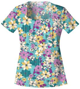 Skechers Women's Square Neck Scrub Top