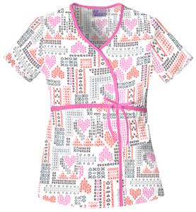 Skechers Women's Mock Wrap Scrub Top