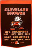Winning Streak NFL Cleveland Browns Dynasty Banner