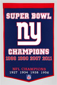 Winning Streak NFL New York Giants Dynasty Banner