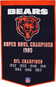 Winning Streak NFL Chicago Bears Dynasty Banner