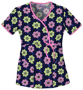 Skechers Women's Mock Wrap Scrub Top