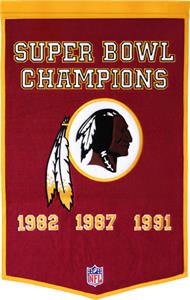 Winning Streak NFL Washington Redskins Banner