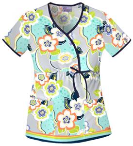 Skechers Women's Mock Wrap Scrub Top
