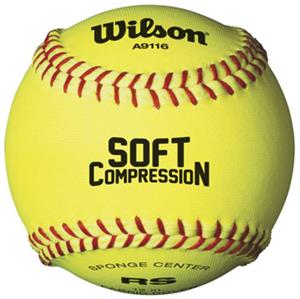 Wilson 12" Soft Compression Cloth Softballs 1 DZ