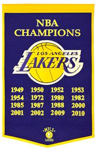Winning Streak NBA Los Angeles Lakers Banner