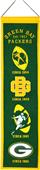 Winning Streak NFL GB Packers Heritage Banner Winning Streak NFL GB Packers Heritage Banner
