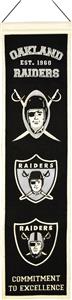 Winning Streak NFL Oakland Raiders Heritage Banner