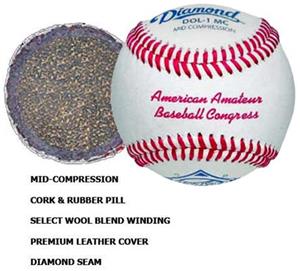 Diamond DOL-1 MC AABC Baseballs