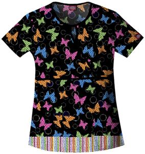 Dickies Women's EDS Print Keyhole Scrub Tops