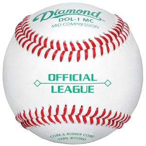 Diamond Official League Mid-Compression Baseballs