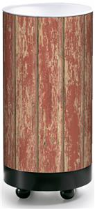 Illumalite Designs Weathered Wood White Table Lamp
