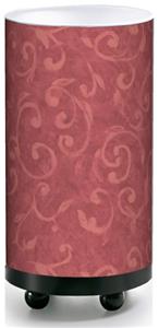 Illumalite Designs Dark Red Geometric Accent Lamp
