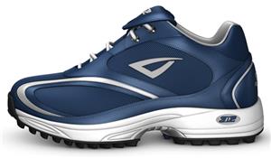3n2 Momentum Trainer Lo Patent Leather Navy Shoe