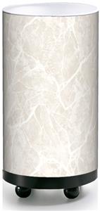 Illumalite Designs White Marbled Accent Lamp