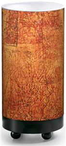 Illumalite Designs Orange Crackle Accent Lamp