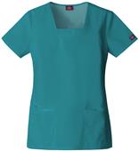 Dickies Women's EDS Square Neck Scrub Tops