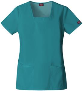 Dickies Women's EDS Square Neck Scrub Tops