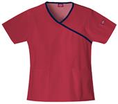 Dickies Women's EDS Mock Wrap Scrub Tops