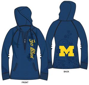 Emerson Street Michigan Wolverines Womens Hoody