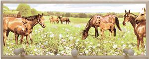 Illumalite Designs Peaceful Horses Wall Plaque