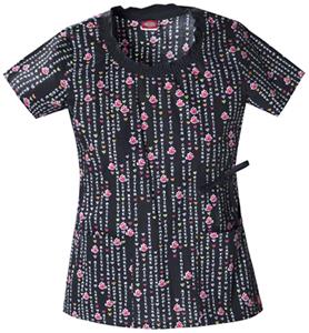 Dickies Women's Gen Flex Print Rnd Neck Scrub Tops