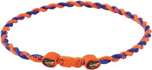 Eagles Wings NCAA Florida Titanium Twist Necklaces