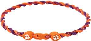 Eagles Wings NCAA Clemson Titanium Twist Necklaces