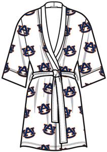 Emerson Street Auburn Womens Spa Kimono Robe