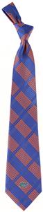 Eagles Wings NCAA Florida Woven Plaid Tie