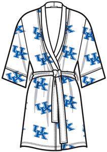 Kentucky Wildcats Womens Spa Kimono Robe