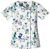 Dickies Womens Asymmetrical Neck Scrub Top