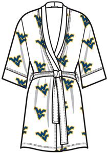 West Virginia Womens Spa Kimono Robe