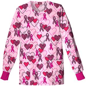 Dickies Women's EDS Print Round Neck Scrub Jackets