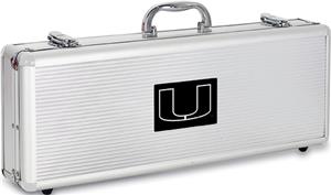 Picnic Time University of Miami Fiero BBQ Set