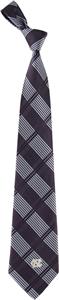 Eagles Wings NCAA North Carolina Woven Plaid Tie