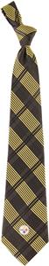 Eagles Wings NFL Steelers Woven Plaid Tie