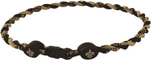 Eagles Wings NFL Saints Titanium Twist Necklaces
