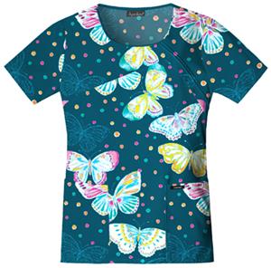 Cherokee Women's Runway Scoop Neck Scrub Tops
