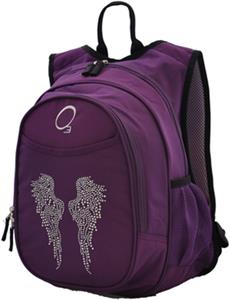 Kids Bling Rhinestone Angel Wing Backpack W Cooler