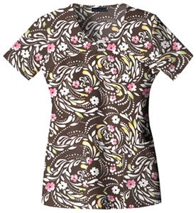 Cherokee Women's Runway V-Neck Scrub Tops